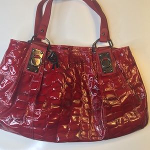 RUGGERI & LUCIANI Italy Leather Croc Purse